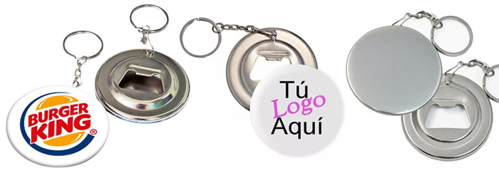 Chapas llavero abrebotella terminadas y como insumo