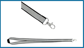 lanyard Reflectante, del tipo texturado