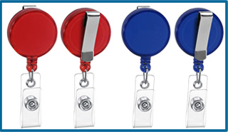 Porta credencial yo yo retractil, variados colores